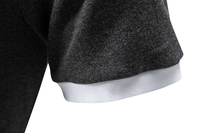 Summer short-sleeved basic models stand-up collar polo shirt men's T-shirt tops
