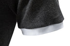 Summer short-sleeved basic models stand-up collar polo shirt men's T-shirt tops
