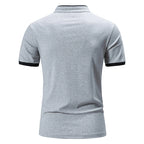 Summer short-sleeved basic models stand-up collar polo shirt men's T-shirt tops