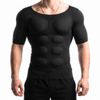 🔥 Men's Muscle Fit Compression Shirt – Creates a Stronger Silhouette with Comfort & Confidence