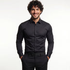 🔥 Men's Muscle Fit Compression Shirt – Creates a Stronger Silhouette with Comfort & Confidence