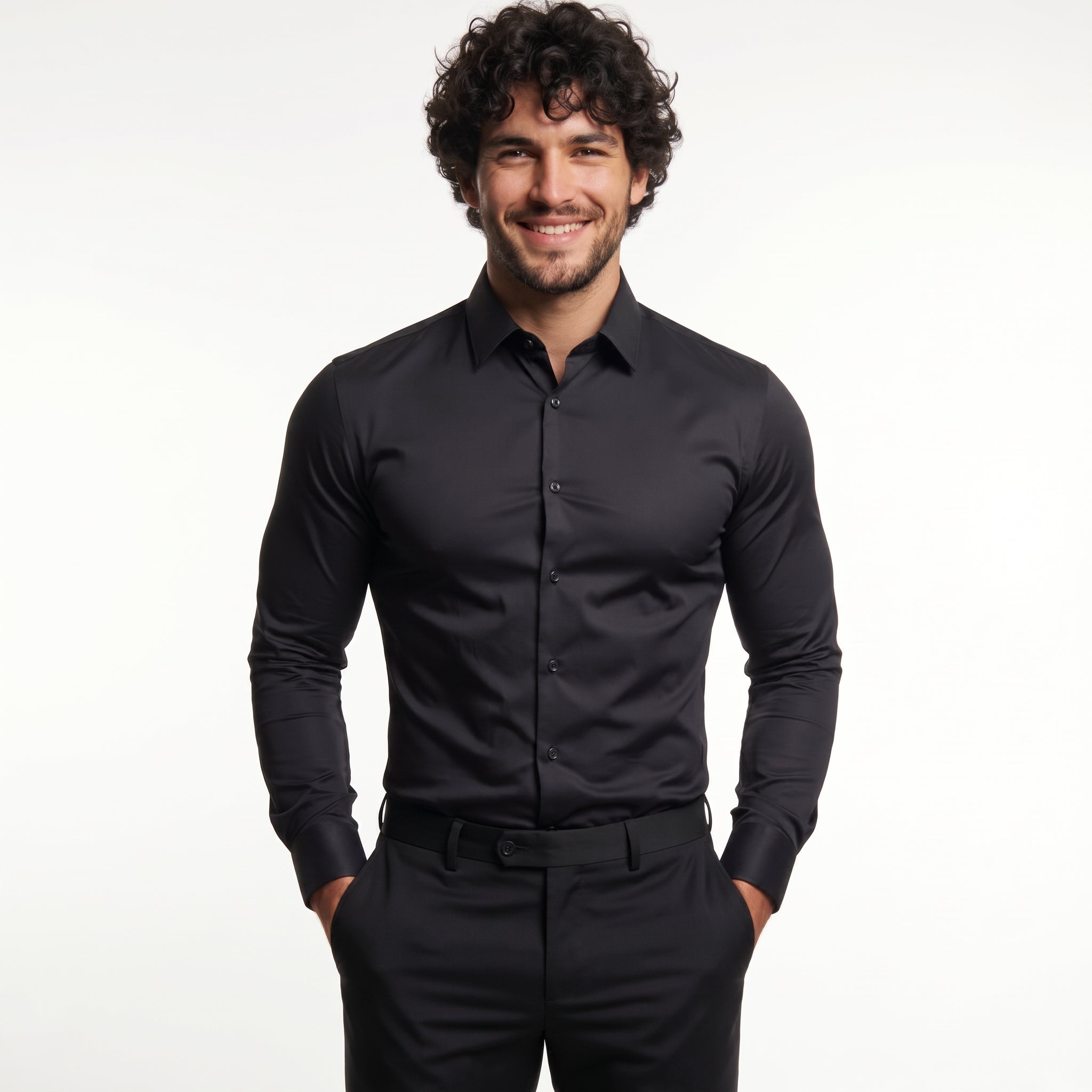 🔥 Men's Muscle Fit Compression Shirt – Creates a Stronger Silhouette with Comfort & Confidence