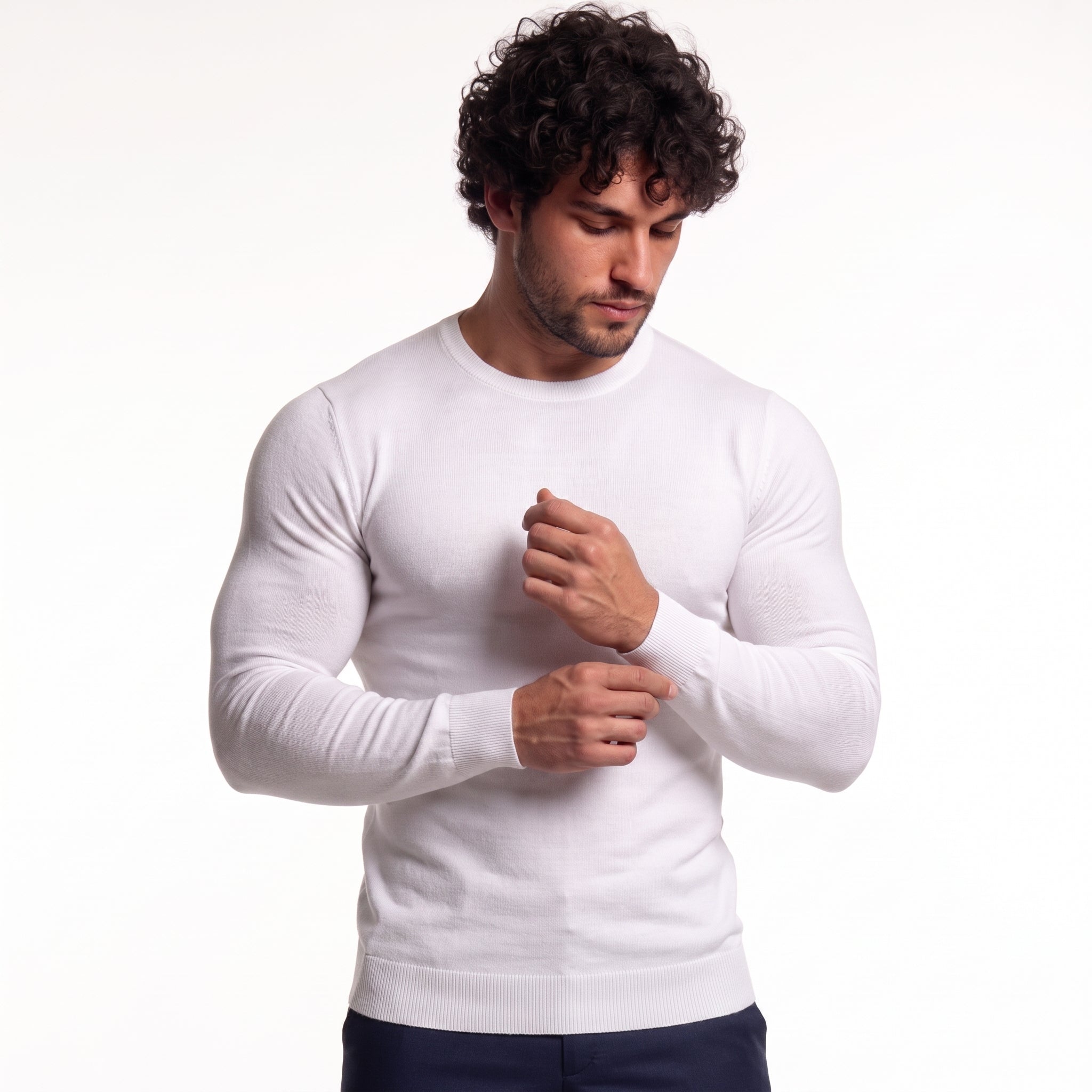 🔥 Men's Muscle Fit Compression Shirt – Creates a Stronger Silhouette with Comfort & Confidence