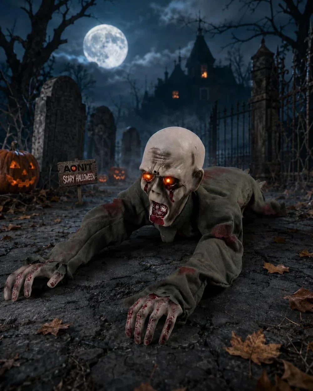 Halloween Groundbreaker Zombie Yard Decoration