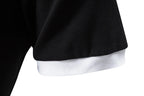 Summer short-sleeved basic models stand-up collar polo shirt men's T-shirt tops