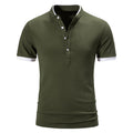 Summer short-sleeved basic models stand-up collar polo shirt men's T-shirt tops
