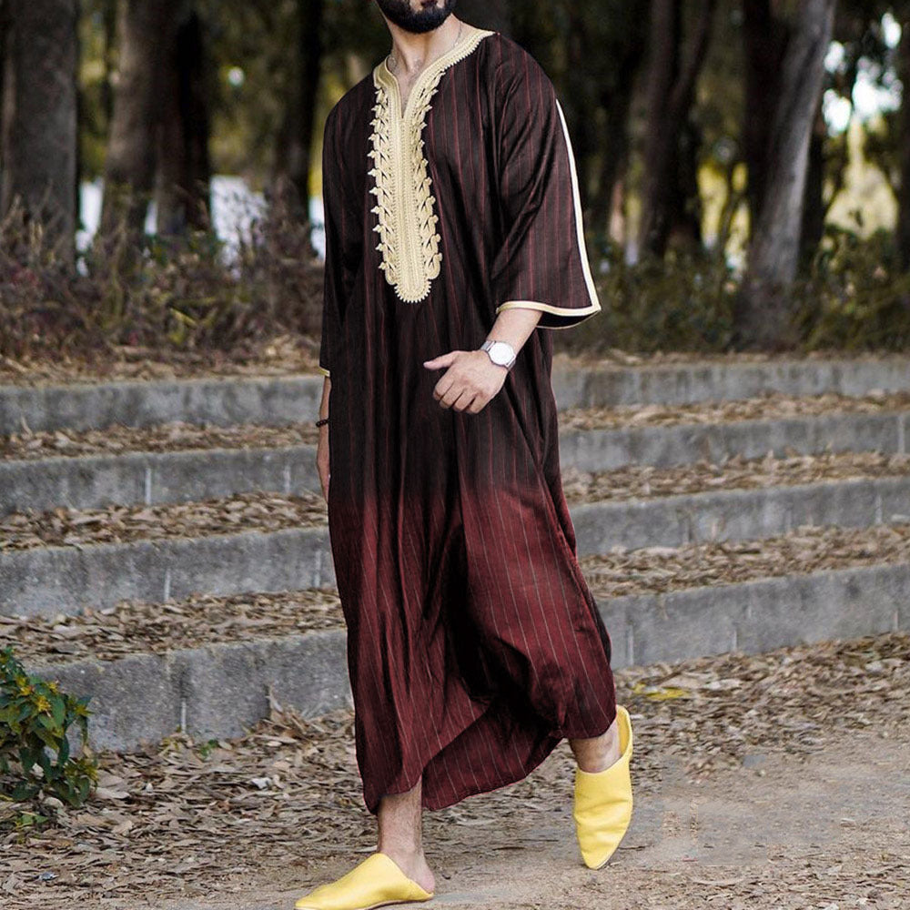 Loose V Neck Robe