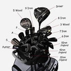 Golf T-LOCK Cart Bag 14 Way Organizer Dividers Quiet Golf Bag