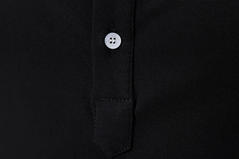 Summer short-sleeved basic models stand-up collar polo shirt men's T-shirt tops